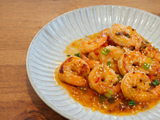 Pan-seared Sweet and Sour Prawns 香煎甜酸蝦球