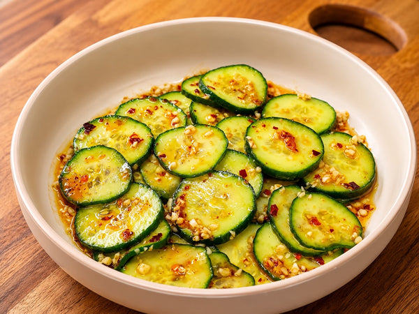 Spicy Garlic Cucumber Salad Recipe 香辣蒜蓉青瓜沙律食譜