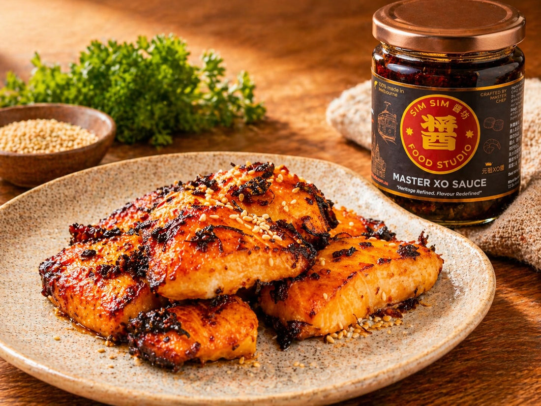 Spicy Salmon Air Fryer Recipe 香辣 XO 三文魚氣炸鍋食譜