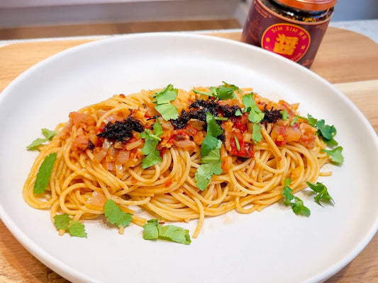 Spicy Tomato Pasta with XO Sauce
