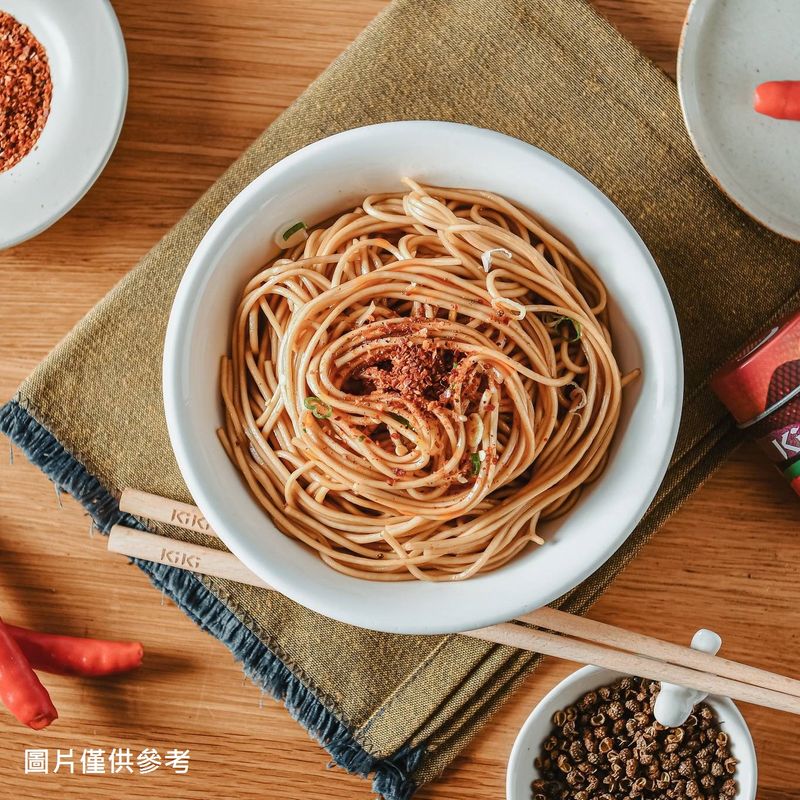 KiKi Sichuan Pepper Noodles (5-pack)  KiKi 椒麻拌麵  | Sim Sim Foods